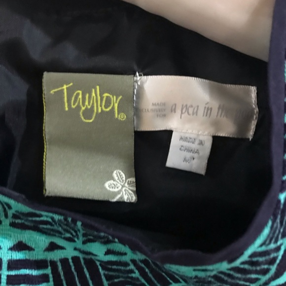 Turquoise Aztec Design Taylor Maternity - Picture 4 of 4